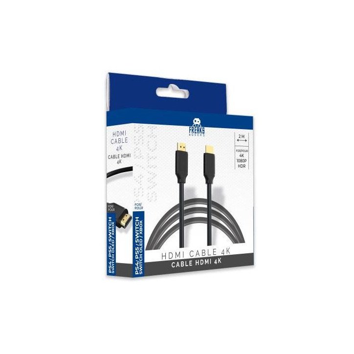 FREAKS AND GEEKS - CABLE HDMI 4K - 2 METRES - PS4/SWITCH/XBOX ONE