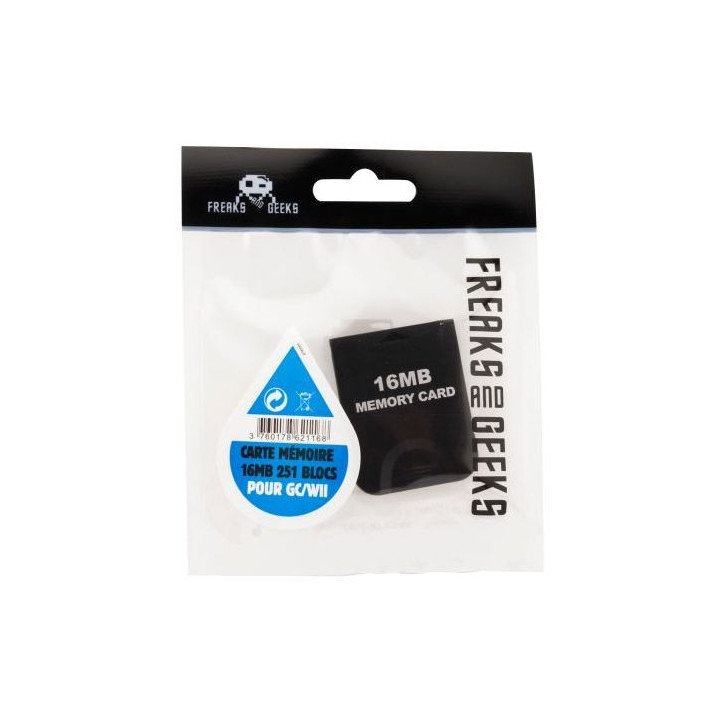 CARTE MEMOIRE - 16 MB 251 BLOCS - GC/WII