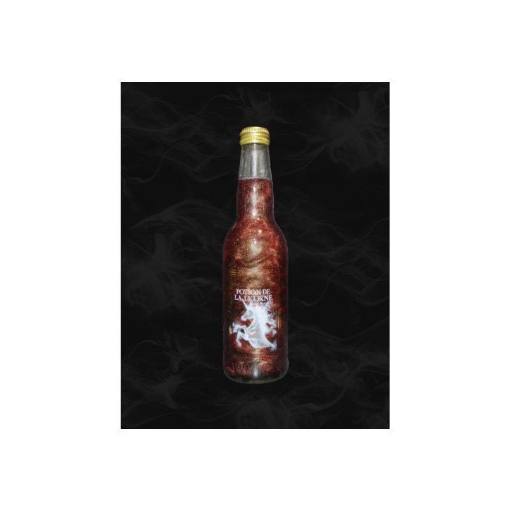 Divers - Limonade 330 ml - L'elixir des 3 sorciers - Sang de Licorne (Myrtille / Cassis)