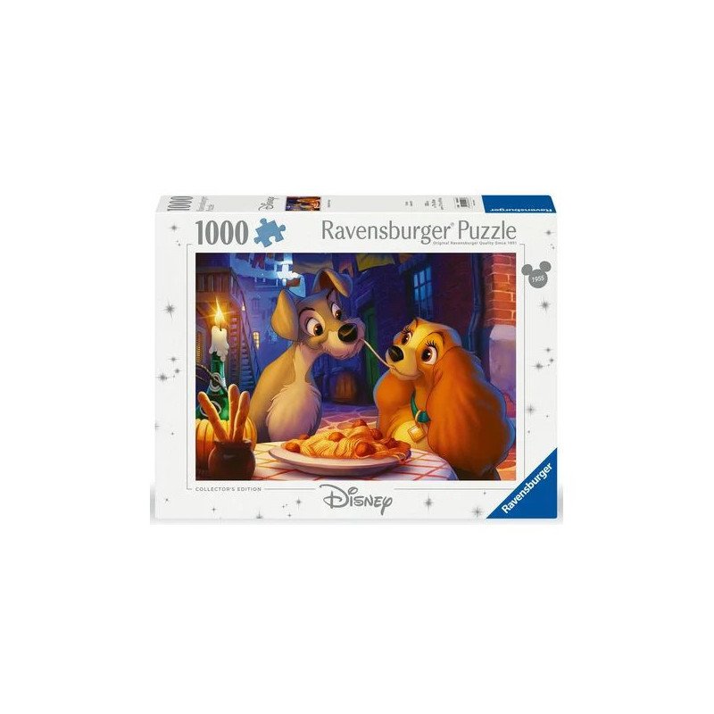 DISNEY - LA BELLE ET LE CLOCHARD - PUZZLE 1000 PIECES - RAVENSBURGER - COLLETOR S EDITION - LA BELLE ET LE CLOCHARD