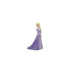 Disney - Frozen - Figurine 10 cm - Bullyland - Elsa robe violette