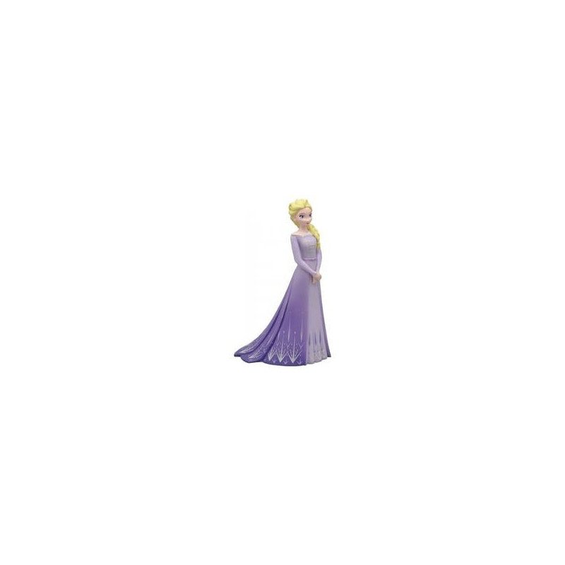 Disney - Frozen - Figurine 10 cm - Bullyland - Elsa robe violette