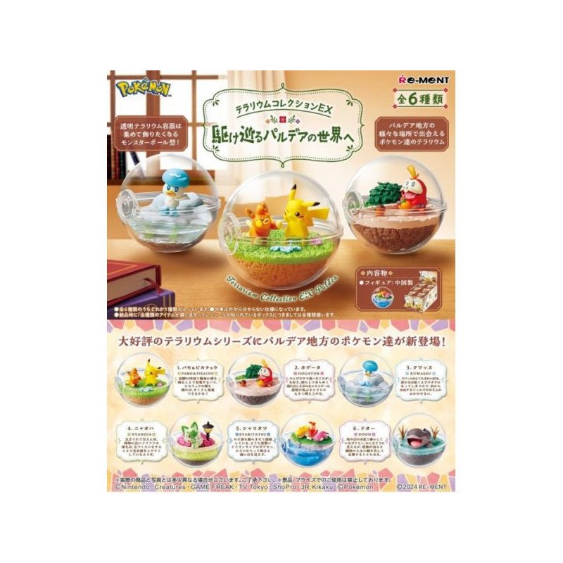 POKEMON - RE-MENT - TERRARIUM COLLECTION - EX PALDEA
