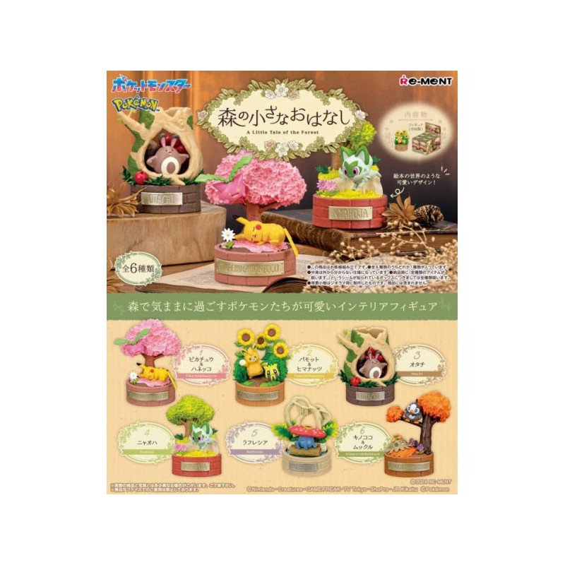 POKEMON - RE-MENT - A LITTLE TALE OF THE FOREST COLLECTION