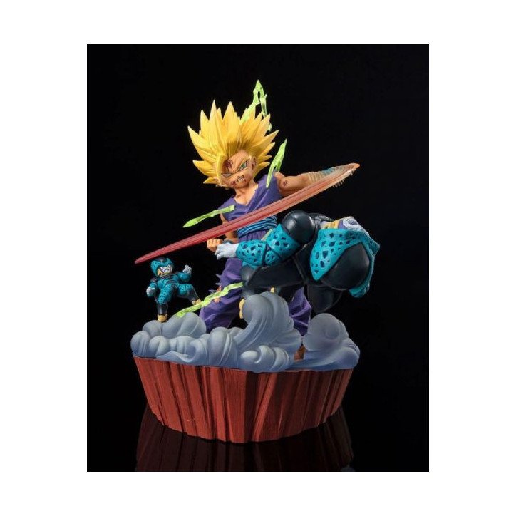 DRAGON BALL - DRAGON BALL Z - FIGURINE 20 CM - FIGUARTS ZERO - SUPER SAIYAN 2 SON GOHAN - ANGER EXPLODING INTO POWER DRAGON BALL - DRAGON BALL Z - FIGURINE 20 CM - FIGUARTS ZERO - SUPER SAIYAN 2 SON GOHAN - ANGER EXPLODING INTO POWER