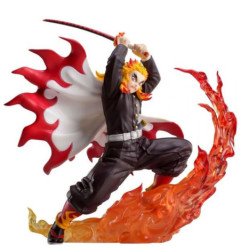 DEMON SLAYER - KIMETSU NO YAIBA - FIGURINE 15 CM - XROSS - KYOJURO RENGOKU