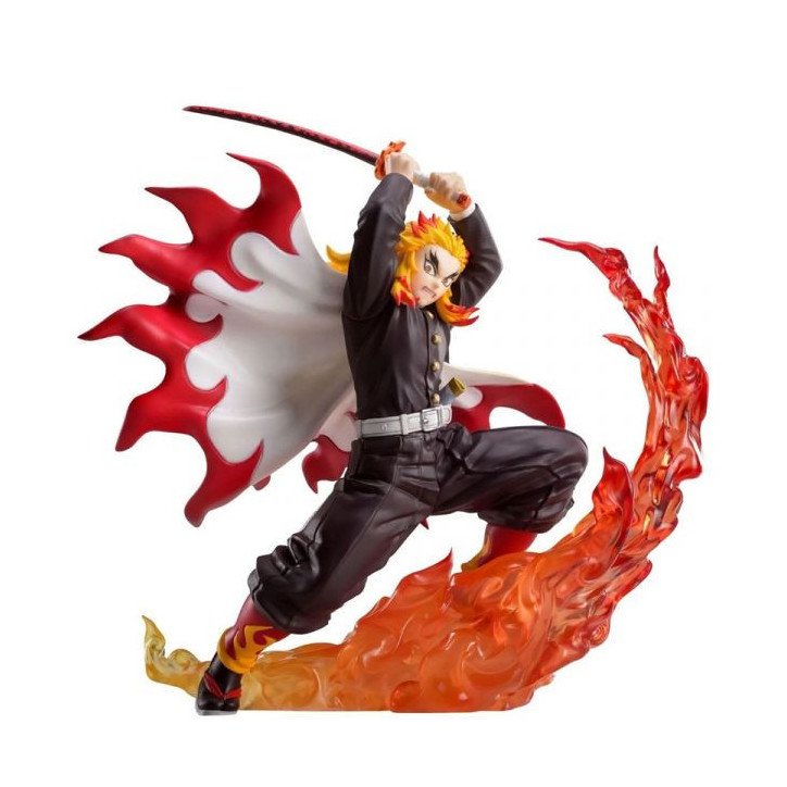 DEMON SLAYER - KIMETSU NO YAIBA - FIGURINE 15 CM - XROSS - KYOJURO RENGOKU