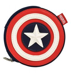 MARVEL - CAPTAIN AMERICA - LOUNGEFLY - PORTE MONNAIE - CAPTAIN AMERICA