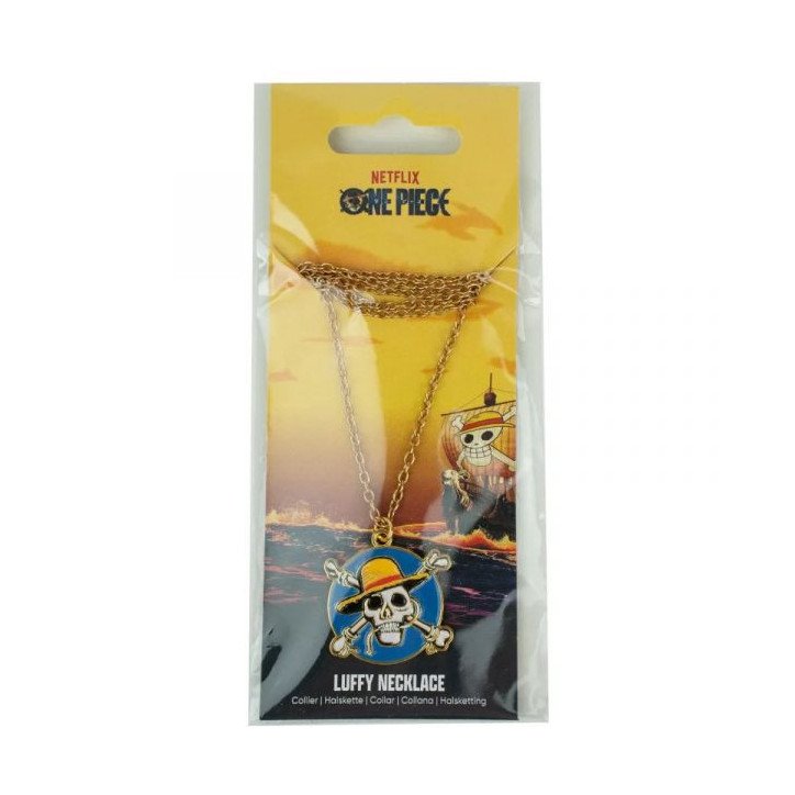 ONE PIECE - PENDENTIF ET COLLIER - LUFFY