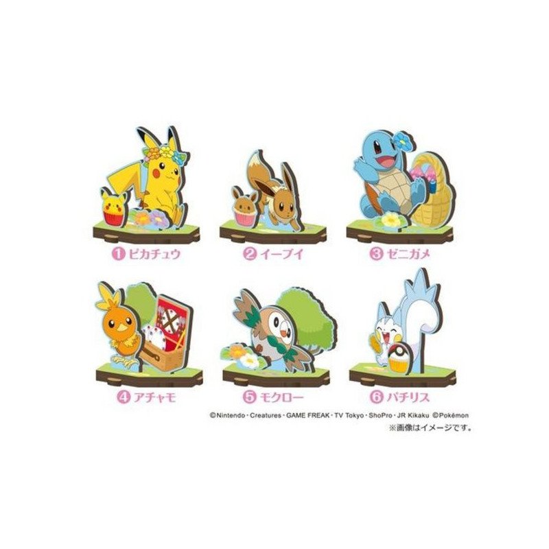 POKEMON - DIORAMA EN CARTON A MONTER - TOY KIT - BOOOMING POKEMON (MODELE ALEATOIRE)
