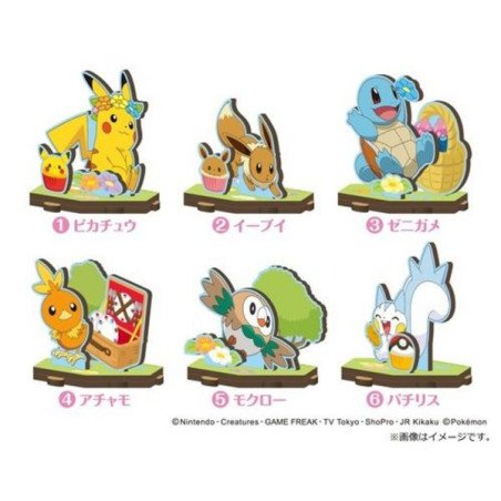 POKEMON - DIORAMA EN CARTON A MONTER - TOY KIT - BOOOMING POKEMON (MODELE ALEATOIRE)