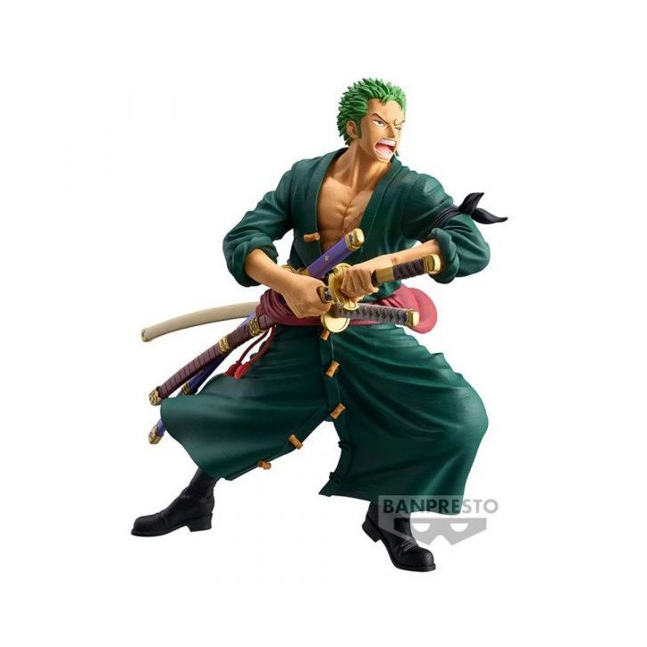 ONE PIECE - FIGURINE 22 CM - GRANDISTA - RORONOA ZORO