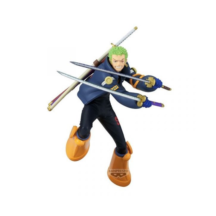 ONE PIECE - FIGURINE 16 CM - BATTLE RECORD COLLECTION FIGURE - RORONOA ZORO