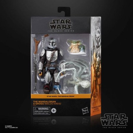 STAR WARS - FIGURINE 15 CM - THE MANDALORIAN - THE MANDALORIAN & GROGU (MALDO KREIS)