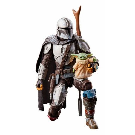 STAR WARS - FIGURINE 15 CM - THE MANDALORIAN - THE MANDALORIAN & GROGU (MALDO KREIS)