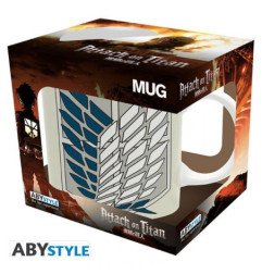ATTACK ON TITAN - MUG 320 ML - BADGE