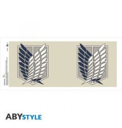 ATTACK ON TITAN - MUG 320 ML - BADGE