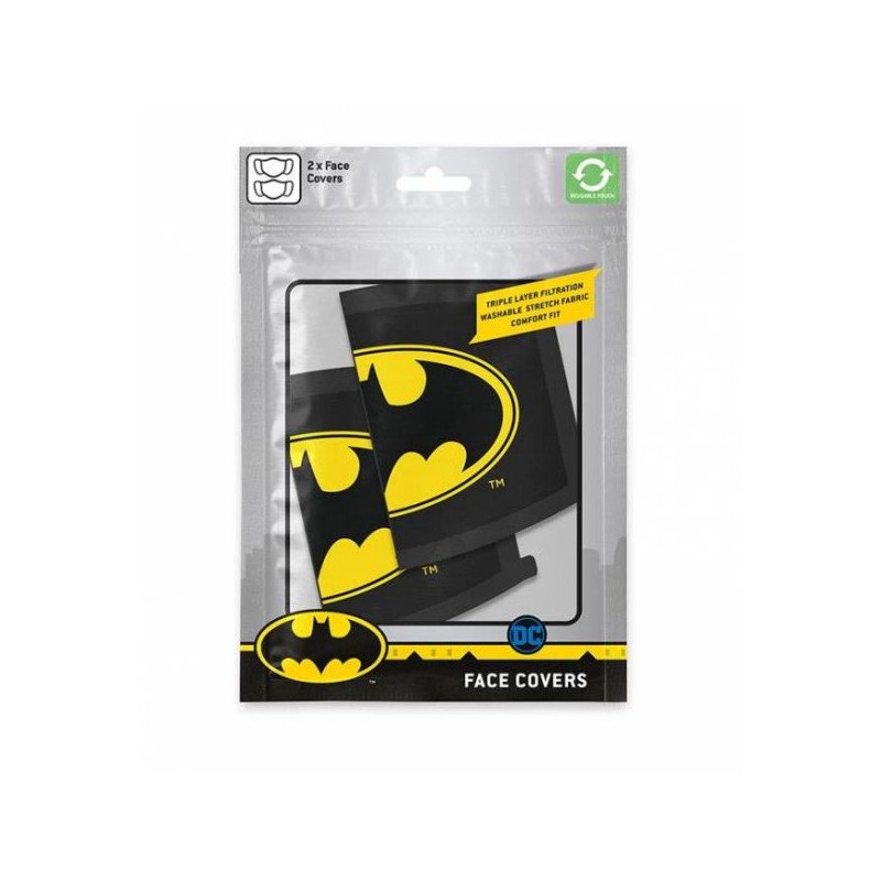 DC COMICS - BATMAN - MASQUE 100% COTTON - LOGO