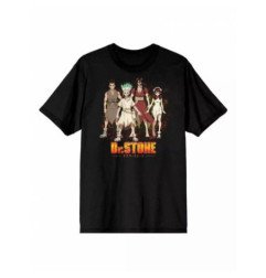 DR STONE - T-SHIRT BLACK - GROUP
