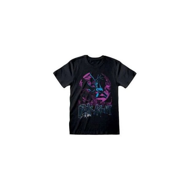 BATMAN - T-SHIRT BLACK - DARK KNIGHT (L)