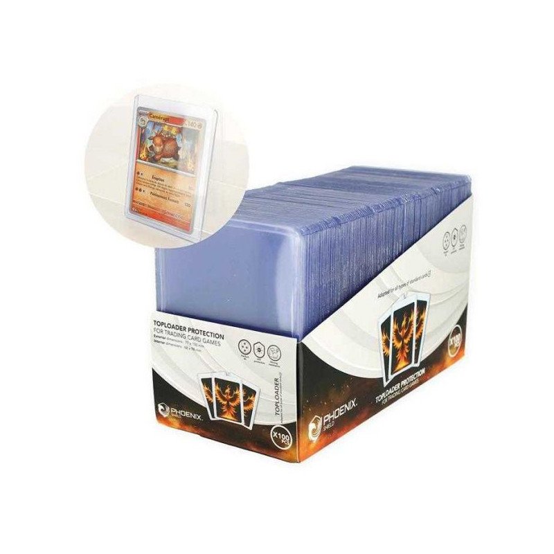 PHOENIX SHIELD - TOPLOADER BOITE DE 100 PIECES