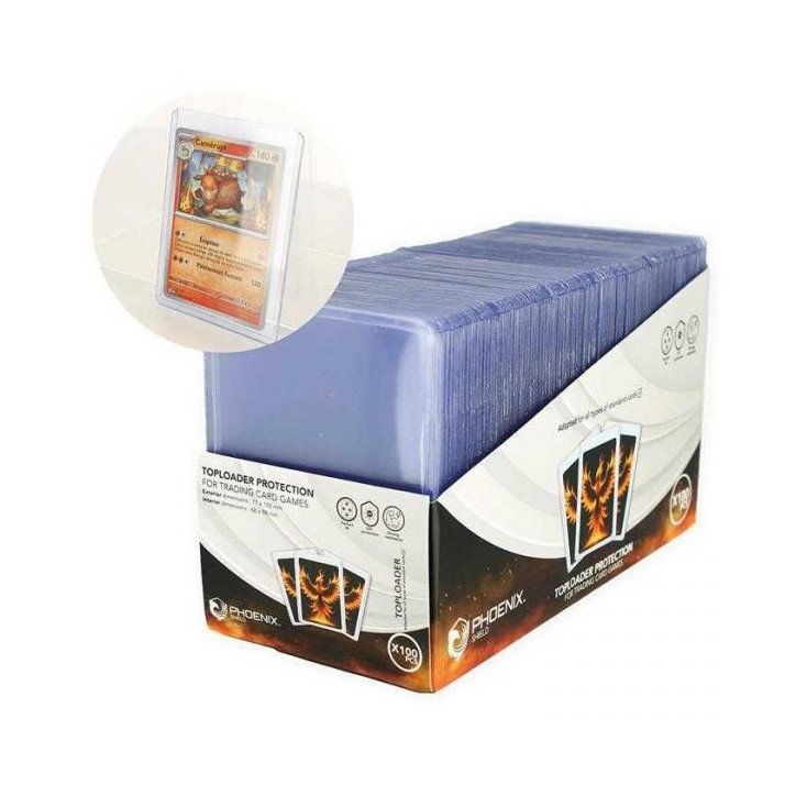 PHOENIX SHIELD - TOPLOADER BOITE DE 100 PIECES