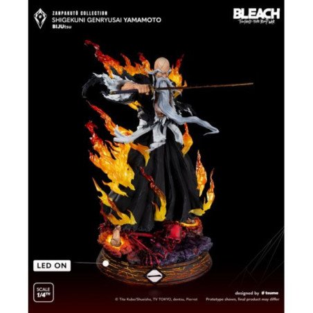 BLEACH - TYWB - FIGURINE EN RESINE 38 X 35 X 54 CM - TSUME ART : BIJUTSU - SHIGEKUNI GENRYUSAI YAMAMOTO (600 EX)