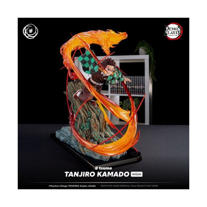 Demon Slayer - Figurine en résine 18 x 38 x 44 cm - Tsume Art : Ikigai - Tanjiro Kamado (1500 ex)