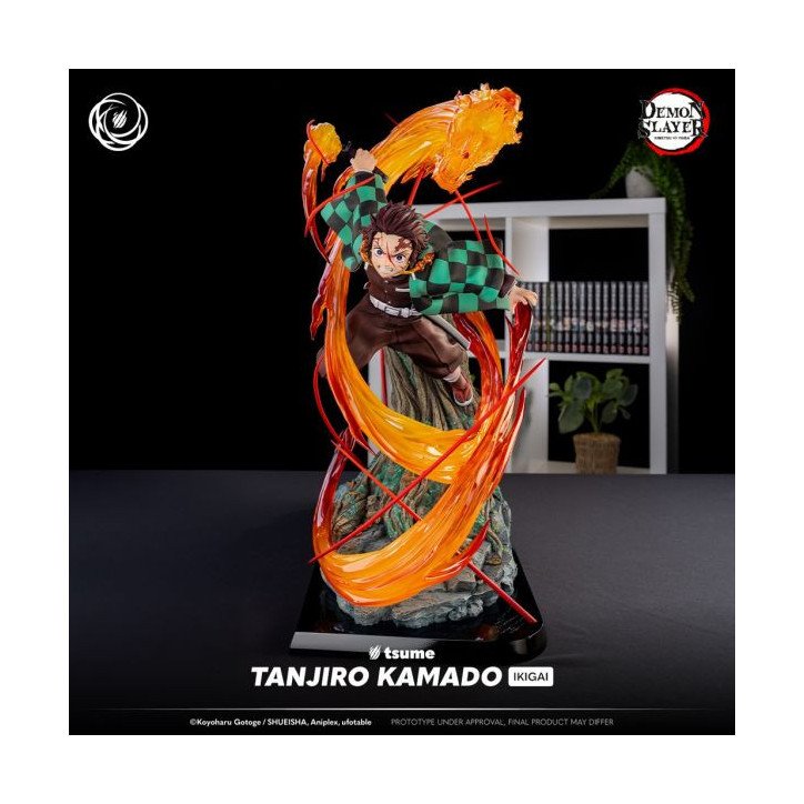 Demon Slayer - Figurine en résine 18 x 38 x 44 cm - Tsume Art : Ikigai - Tanjiro Kamado (1500 ex)