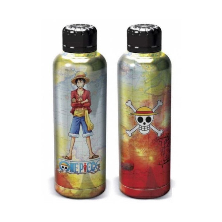 ONE PIECE - BOUTEILLE METALLIQUE - LUFFY