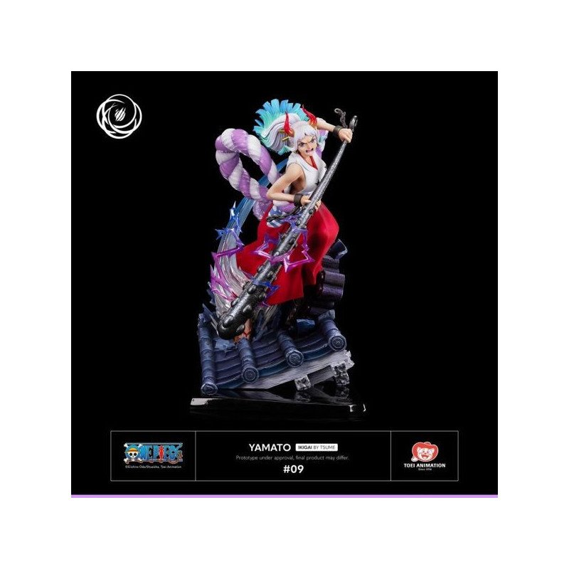 ONE PIECE - FIGURINE EN RESINE 22X36X40 CM - TSUME ART : IKIGAI - YAMATO (2000 EX)