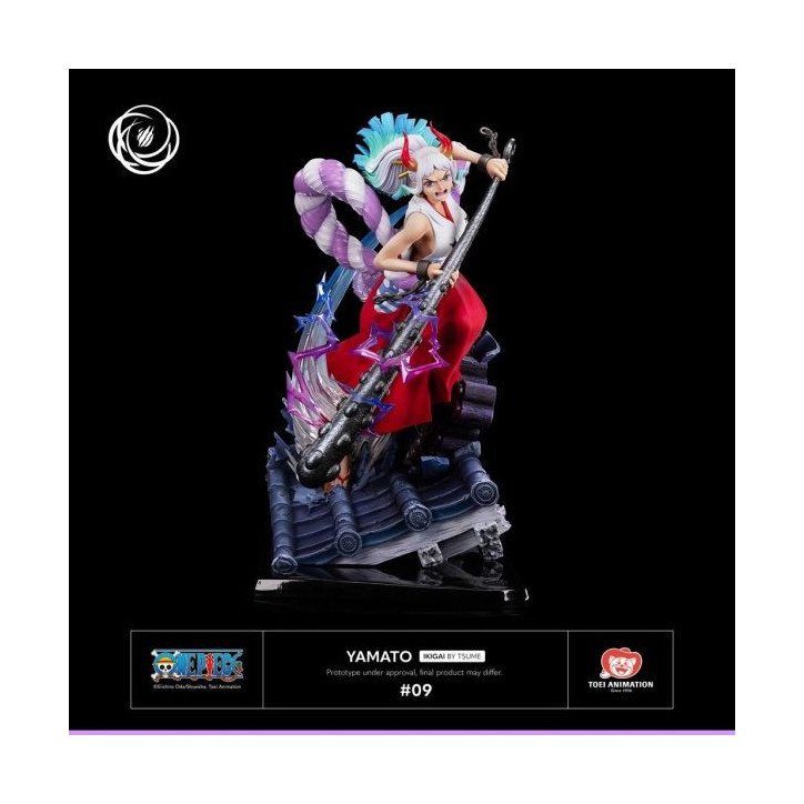 ONE PIECE - FIGURINE EN RESINE 22X36X40 CM - TSUME ART : IKIGAI - YAMATO (2000 EX)