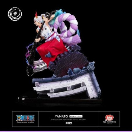 ONE PIECE - FIGURINE EN RESINE 22X36X40 CM - TSUME ART : IKIGAI - YAMATO (2000 EX)