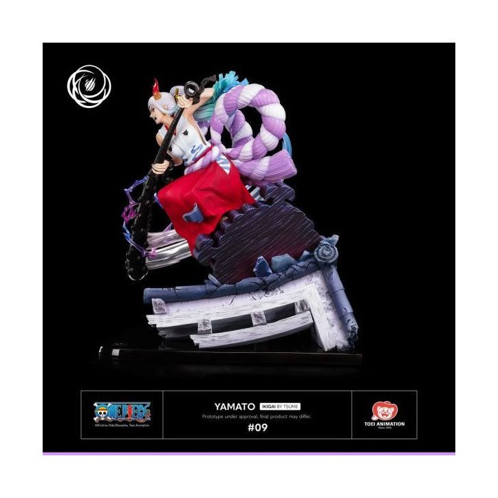 ONE PIECE - FIGURINE EN RESINE 22X36X40 CM - TSUME ART : IKIGAI - YAMATO (2000 EX)
