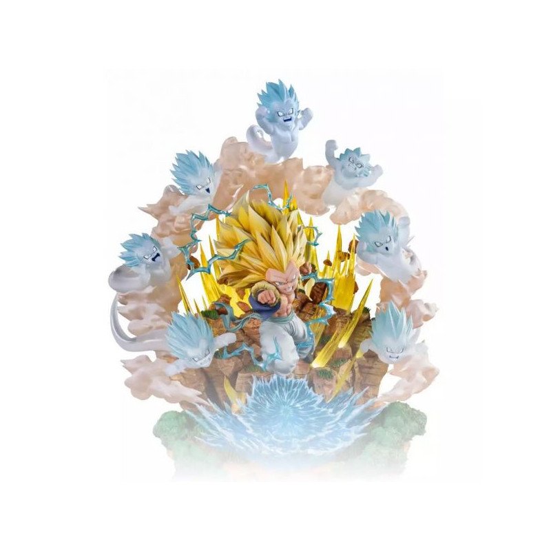 DRAGON BALL - DRAGON BALL Z - FIGURINE EN RESINE 48 X 49 X 54 CM - TSUME ART : HQS DIORAMAX - SSJ3 GOTENKS (800 EX)