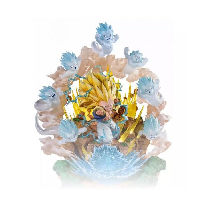 DRAGON BALL - DRAGON BALL Z - FIGURINE EN RESINE 48 X 49 X 54 CM - TSUME ART : HQS DIORAMAX - SSJ3 GOTENKS (800 EX)