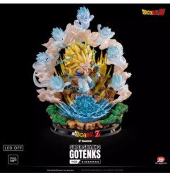 DRAGON BALL - DRAGON BALL Z - FIGURINE EN RESINE 48 X 49 X 54 CM - TSUME ART : HQS DIORAMAX - SSJ3 GOTENKS (800 EX)