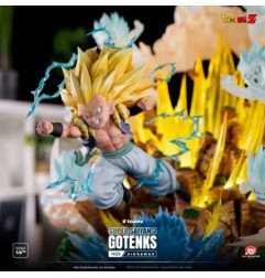 DRAGON BALL - DRAGON BALL Z - FIGURINE EN RESINE 48 X 49 X 54 CM - TSUME ART : HQS DIORAMAX - SSJ3 GOTENKS (800 EX)