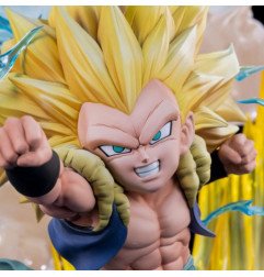 DRAGON BALL - DRAGON BALL Z - FIGURINE EN RESINE 48 X 49 X 54 CM - TSUME ART : HQS DIORAMAX - SSJ3 GOTENKS (800 EX)