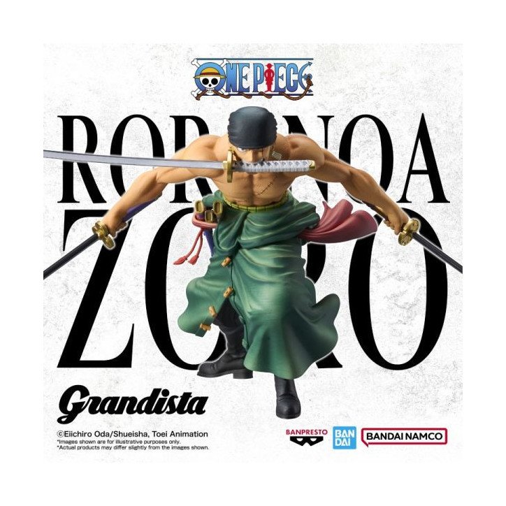 One piece - Figurine 23 cm - Grandista - Roronoa Zoro One piece - Figurine 23 cm - Grandista - Roronoa Zoro