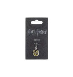 HARRY POTTER - PENDENTIF EN PLAQUE ARGENT - CHARM - HUFFLEPUFF