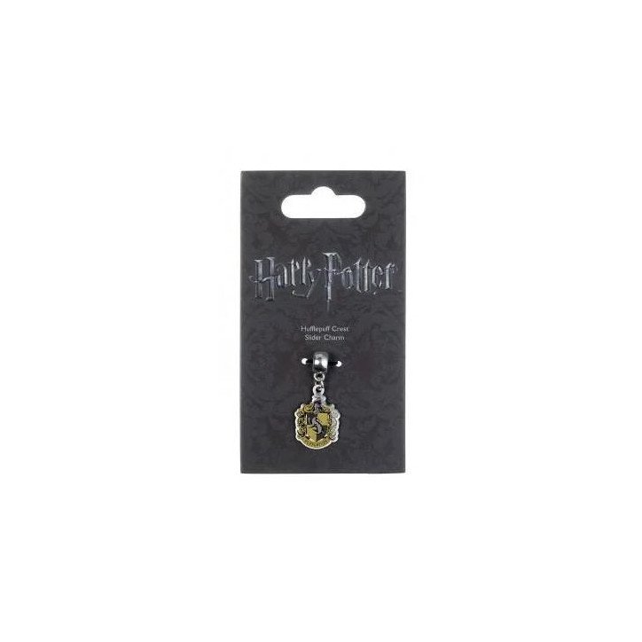 HARRY POTTER - PENDENTIF EN PLAQUE ARGENT - CHARM - HUFFLEPUFF