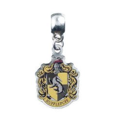 HARRY POTTER - PENDENTIF EN PLAQUE ARGENT - CHARM - HUFFLEPUFF