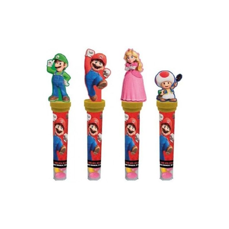 SUPER MARIO - TUBE BONBON 8 GR - TAMPON SUPER MARIO BROS. MOVIE