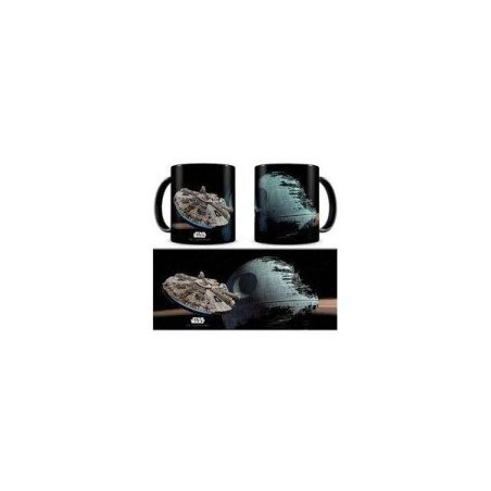 STAR WARS - MUG 320 ML - MILLENIUM FALCON VS DEATH STAR