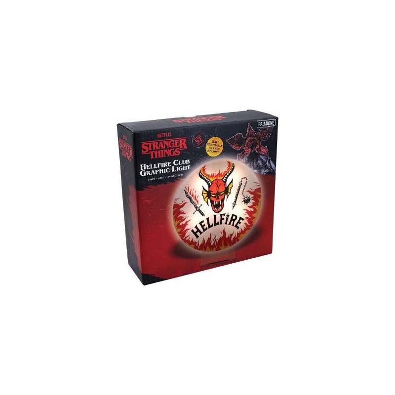 STRANGER THINGS -  VEILLEUSE USB - LOGO HELLFIRE