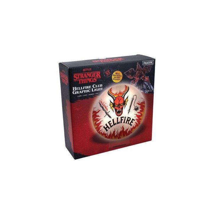 STRANGER THINGS -  VEILLEUSE USB - LOGO HELLFIRE