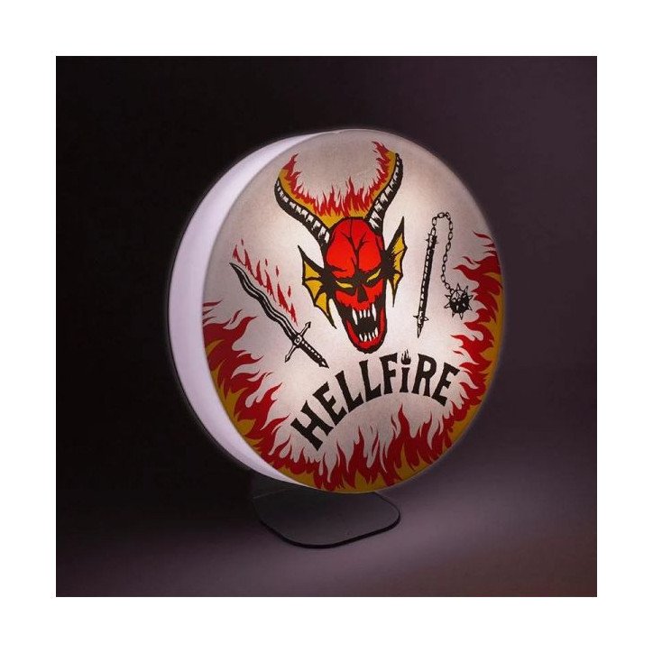 STRANGER THINGS -  VEILLEUSE USB - LOGO HELLFIRE