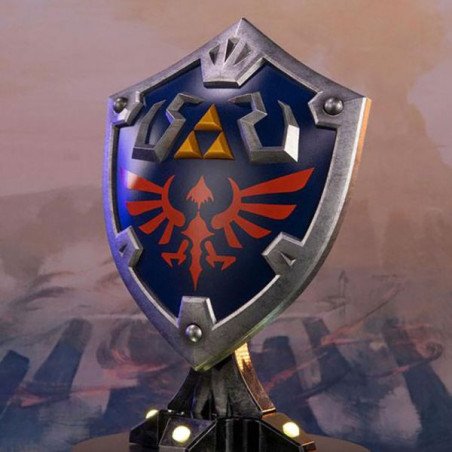 THE LEGEND OF ZELDA - BREATH OF THE WILD - FIGURINE 26 CM - FIRST 4 FIGURES - HYLIAN SHIELD (COLLECTOR)