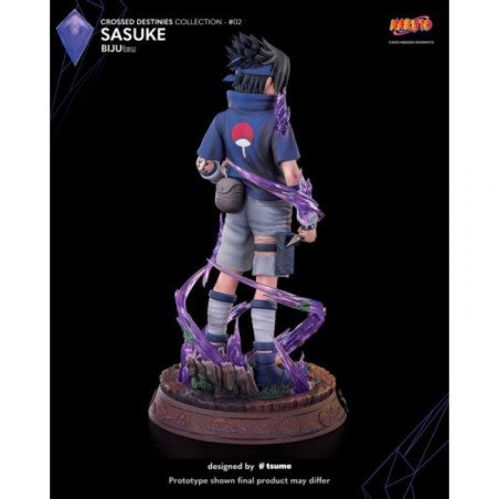 NARUTO - FIGURINE EN RESINE 24 X 24 X 45 - TSUME : BIJUTSU - SASUKE (2000 EX)